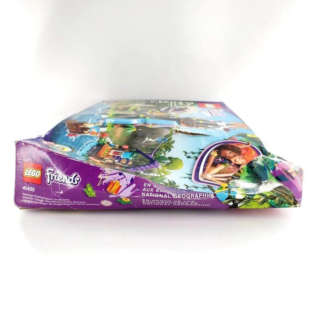 LEGO FRIENDS: Alpaca Mountain Jungle Rescue 41432 DAMAGED CRUSHED BOX New Sealed